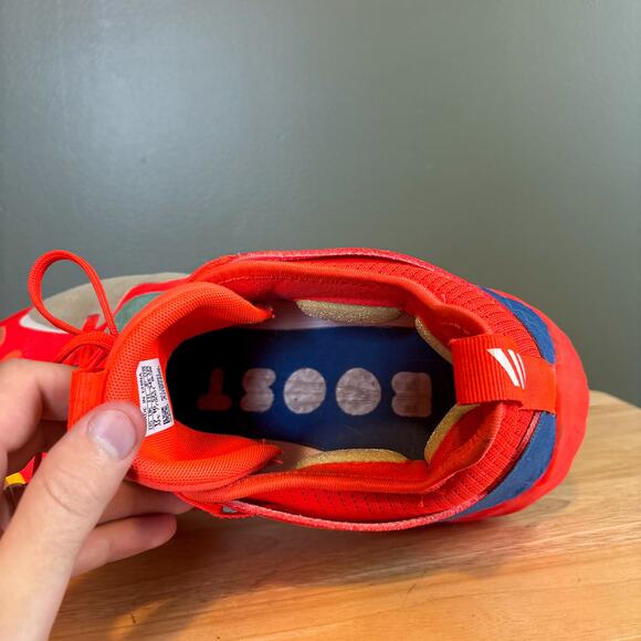 Adidas Harden Vol 5 Futurenatural Solar Red Multicolor Basketball Shoes 17 - Picture 9 of 9